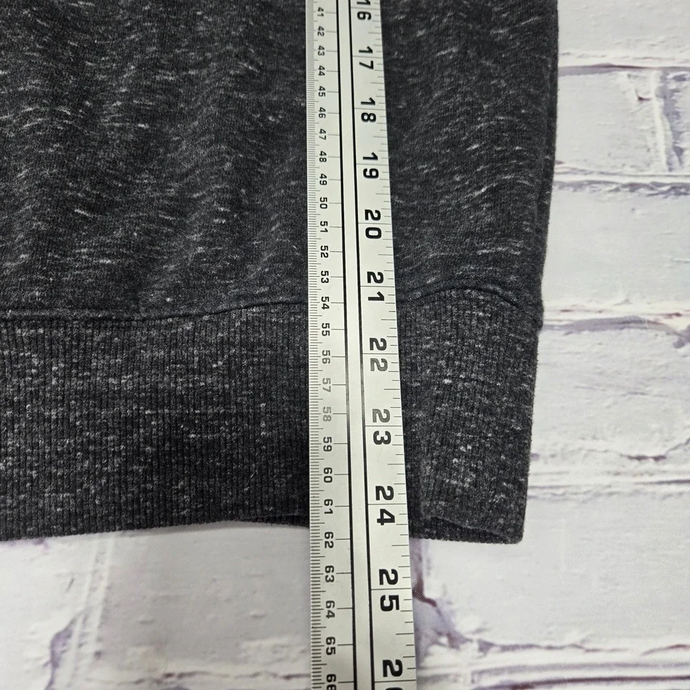 Space Jam‎ Movie Graphic Hoodie Charcoal Gray Raglan Soft Sweatshirt Mens Small